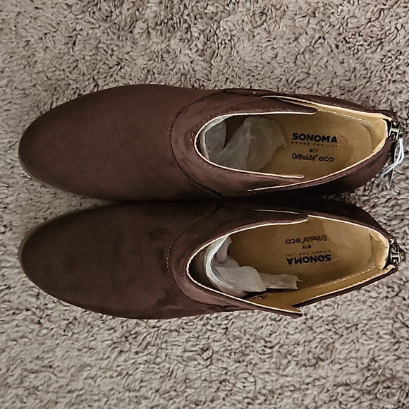 *NWT* Sonoma Frannee Ankle Boots 8.5 Wide - Picture 5 of 10